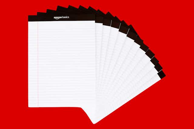 Writing Note Pad 12-Pack, as Low as $10 on Amazon card image