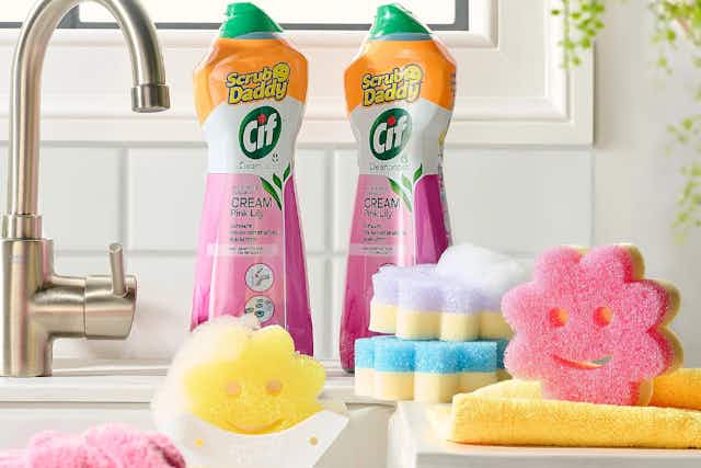 Scrub Daddy 9-Piece Cleaning Set, $28 Shipped at QVC (Over 24,000 Sold) card image