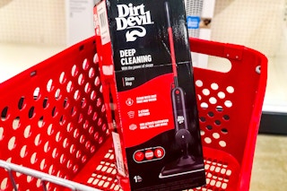Dirt devil steam mop in cart