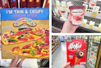 walgreens screamin sicilian, haagen-dazs, kit-kat 3-photo collage