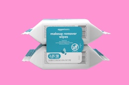 Amazon 50-Count Makeup Remover Wipes: Get 2 Packs for as Low as $6.18 card image