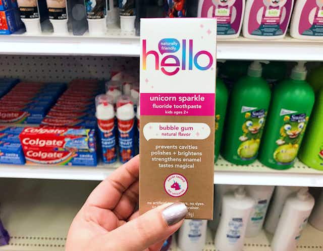 Hello Kids' Variety Toothpaste 3-Pack, Only $10.74 on Amazon card image