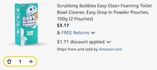 Scrubbing Bubbles Easy Clean Foaming Toilet Bowl Cleaner