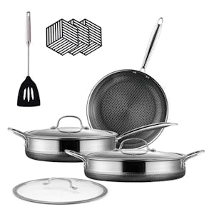 10-Piece Hybrid Cookware Set