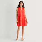 Women's V-Neck A-Line Dress