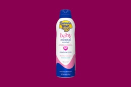 Banana Boat Baby Mineral Sunscreen, as Low as $4.67 on Amazon card image