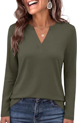 ANRABESS Women's Long Sleeve Tee