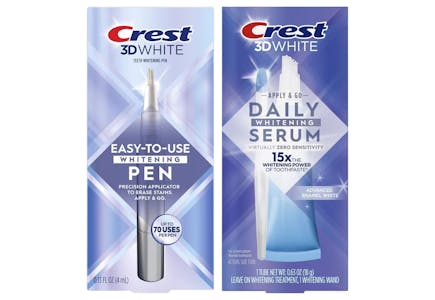 2 Crest Whitening Products