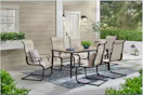 dinning set on patio
