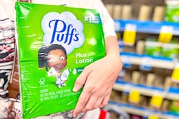 Puffs Facial Tissues 3-Pack, Only $4.99 at CVS card image