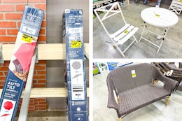 Home Depot In-Store Clearance: Umbrellas, Patio Furniture, and More card image