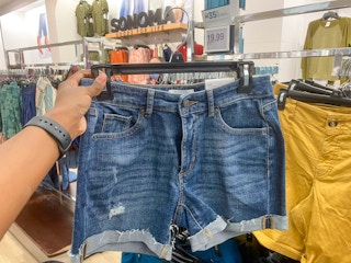 kohls Sonoma Goods for Life Women's High-Waisted Denim Shorts store image 2021 1