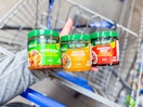 3 Knorr pastes held over Walmart shopping cart