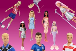 10 Barbie dolls (featuring 3 Ken dolls)