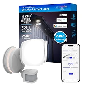 Enbrighten 2-Head Wi-Fi LED Security Light