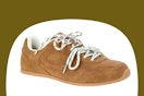 Stock image of the brown pair of Time and Tru Women's Driving Sneakers