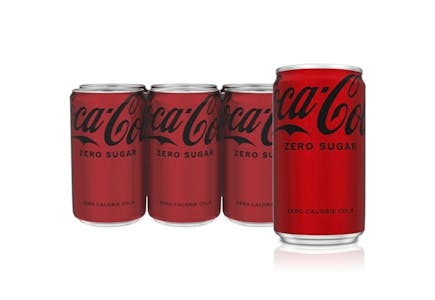 Coke Zero Sugar Mini-Can 6-Pack