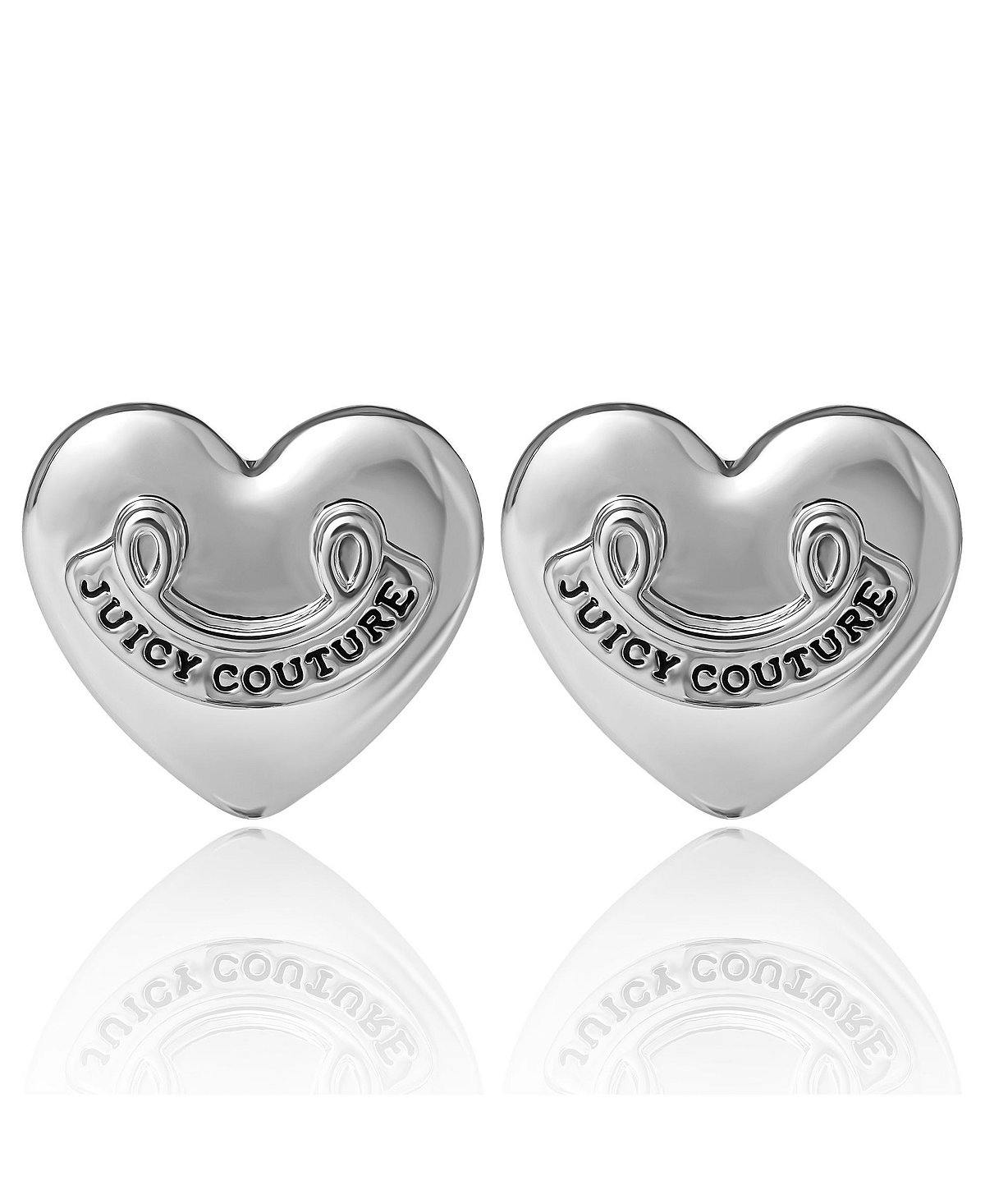 Juicy Couture Heart Stud Earrings
