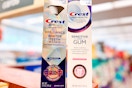 crest brilliance and gum health toothpastes