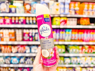 Glade Freshener Spray in air freshener aisle in Walmart store