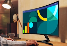 Samsung curved monitor