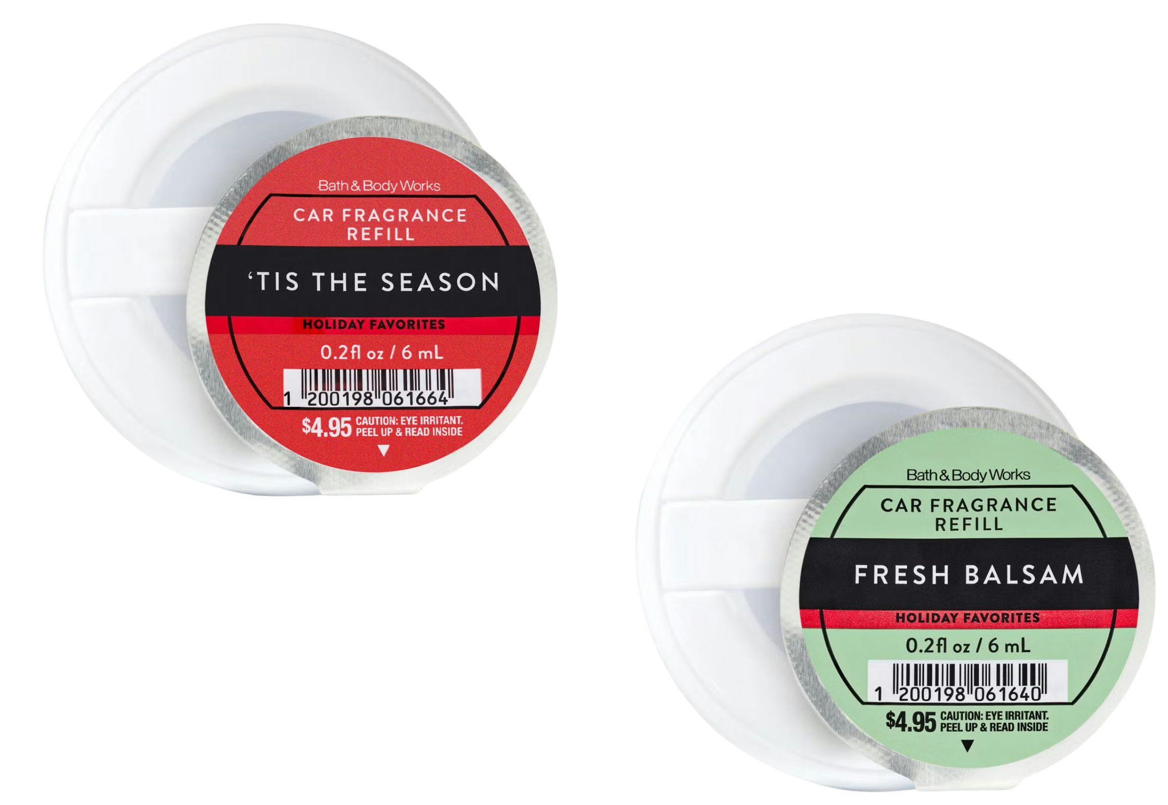 2 Bath & Body Works Car Fragrance Refills