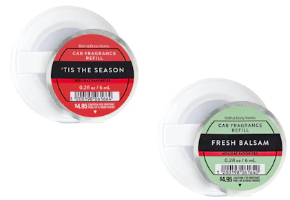 2 Bath & Body Works Car Fragrance Refills