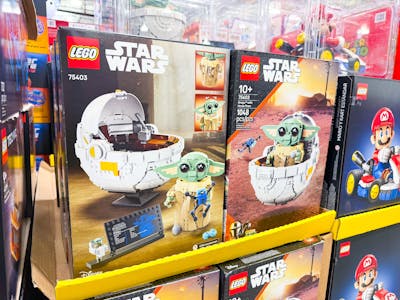 Lego Star Wars Grogu With Hover Pram