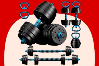 Walmart adjustable dumbbells set