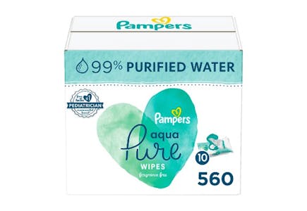 Pampers Aqua Pure Baby Wipes