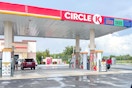 A Circle K Gas station pump pavillion