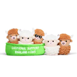 Highland Cow Plush Set
