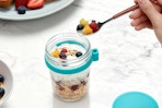 Overnight Oats Containers with Lids,