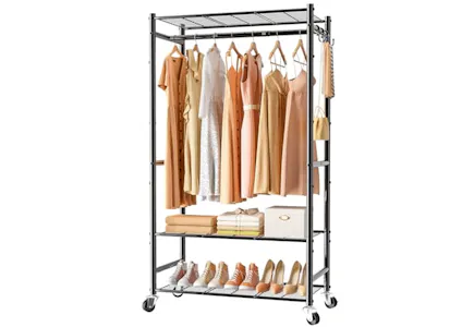 Rolling Clothes Rack