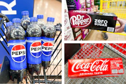 pepsi dr pepper coca cola collage