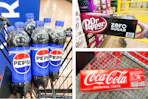pepsi dr pepper coca cola collage