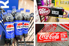 pepsi dr pepper coca cola collage