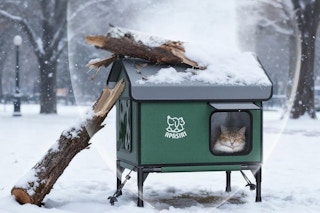 B0FP4M62CC Heated Cat House