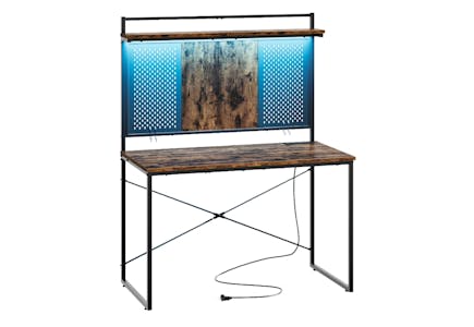 Bestier LED Gaming Desk