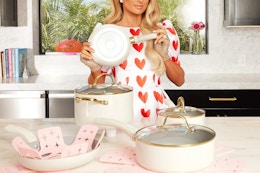 Paris Hilton 12-Piece Cookware Set, Just $42.74 on Amazon card image