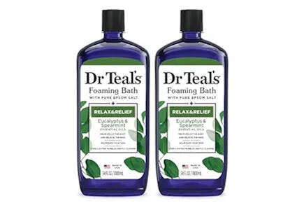 Dr Teal's Foaming Bath 2-Pack