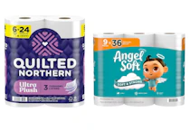 1 Quilted Northern + 1 Angel Soft