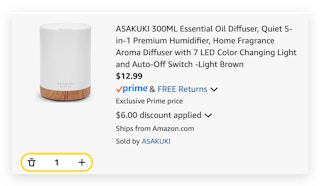 ASAKUKI 300ML Essential Oil Diffuser