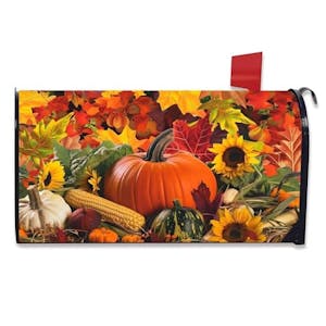 Autumn Fall Harves Mailbox Cover