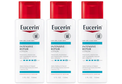 3 Eucerin Lotions