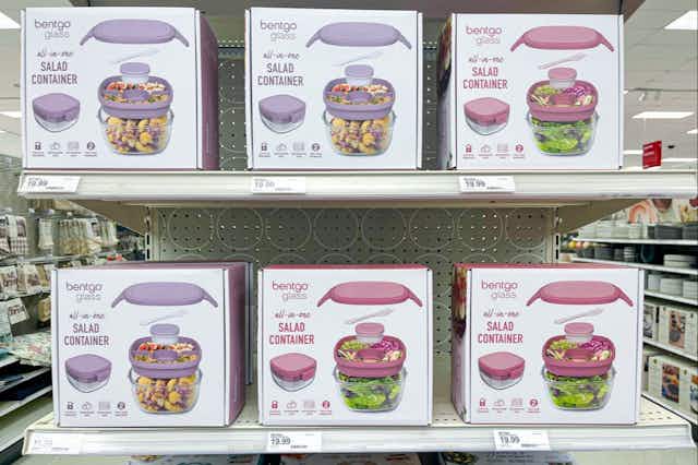 Bentgo 6-Piece Glass Salad Container Sets, Only $14.24 With Target Circle card image