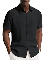 Men's Linen Short Sleeve Shirt