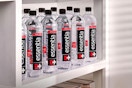 essentia water on pantry shelf