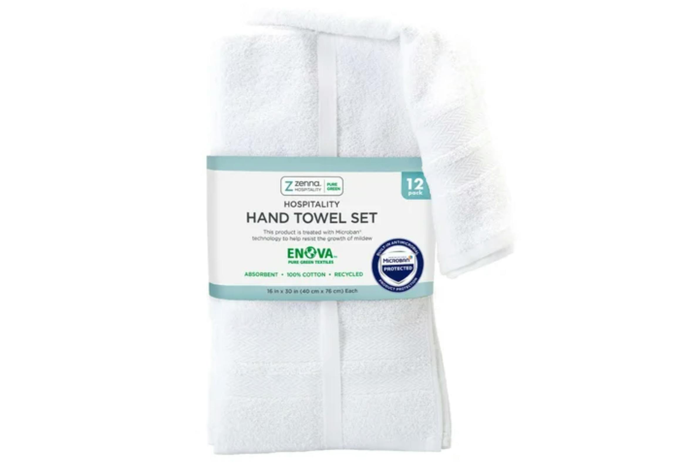 Enova Recycled Cotton Hand Towels