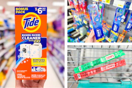 tide oral b chomps collage